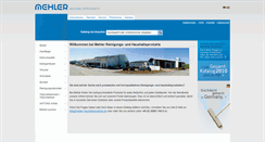 Desktop Screenshot of mehler-haushaltsprodukte.de